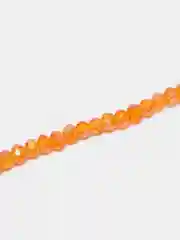 Оранжевый бусины рондели граненые