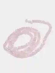 Розовый бусины рондели граненые