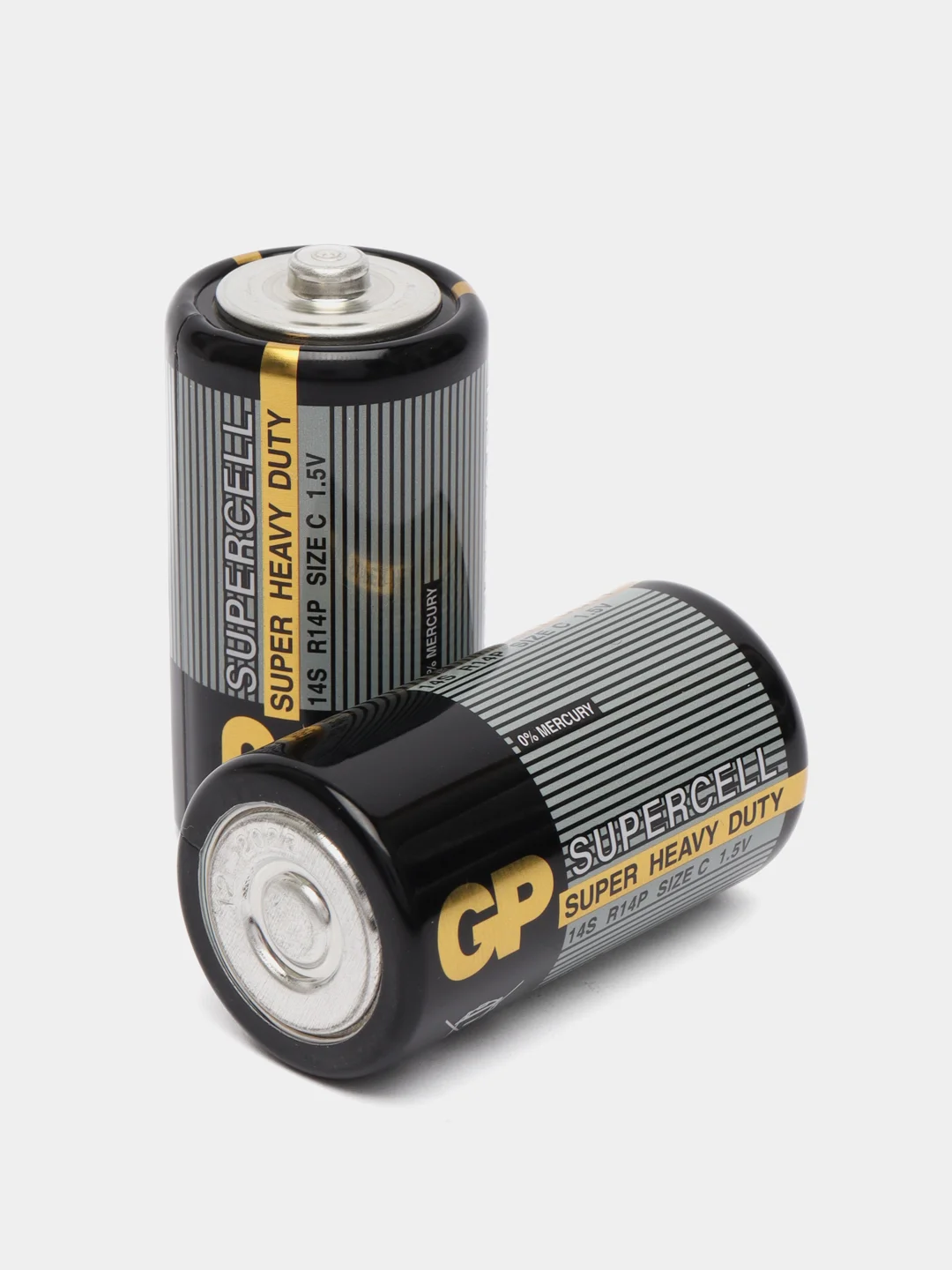 Аккумуляторные батарейки R14 1.5V GP
