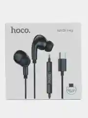 Черный проводные вакуумные наушники Hoco M101 Pro, Type-C разъём, длина 1,2 м