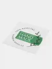 Бирюзовый наклейки - стикеры для бизнеса Hand made (Ручная работа), 10 штук, 20 штук, 50 штук