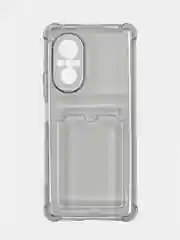 Чехол для Huawei Nova 9 SE / Хуавей Нова 9 СЕ / Nova 9SE прозрачный, с карманом для карты