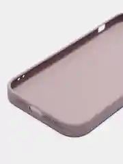Сиреневый чехол для iPhone (Айфон) 13, 14, Pro, силиконовый, матовой, стеклянная панель