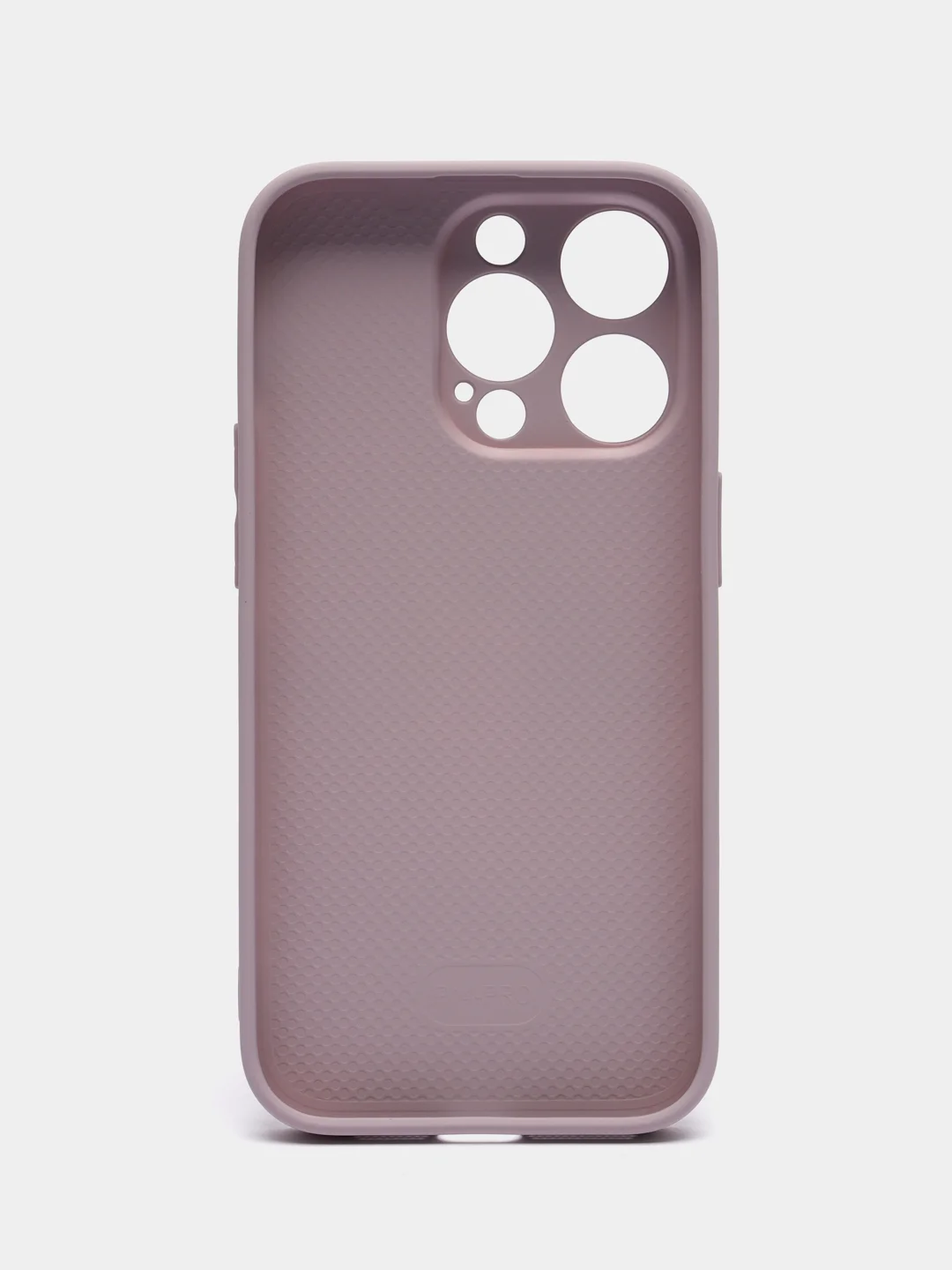 Сиреневый чехол для iPhone (Айфон) 13, 14, Pro, силиконовый, матовой, стеклянная панель