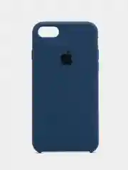Синий меланж чехол Silicone Case для iPhone 7/8