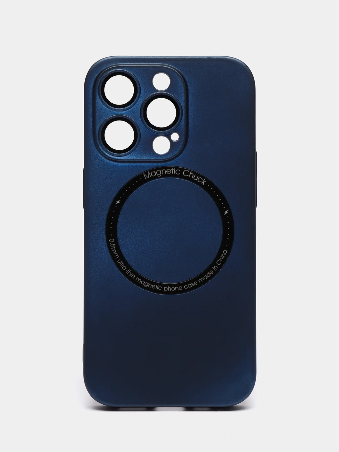 Синий чехол MagSafe для iPhone (Айфон) 13, 14, Pro