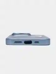 Голубой чехол MagSafe для iPhone (Айфон) 13, 14, Pro
