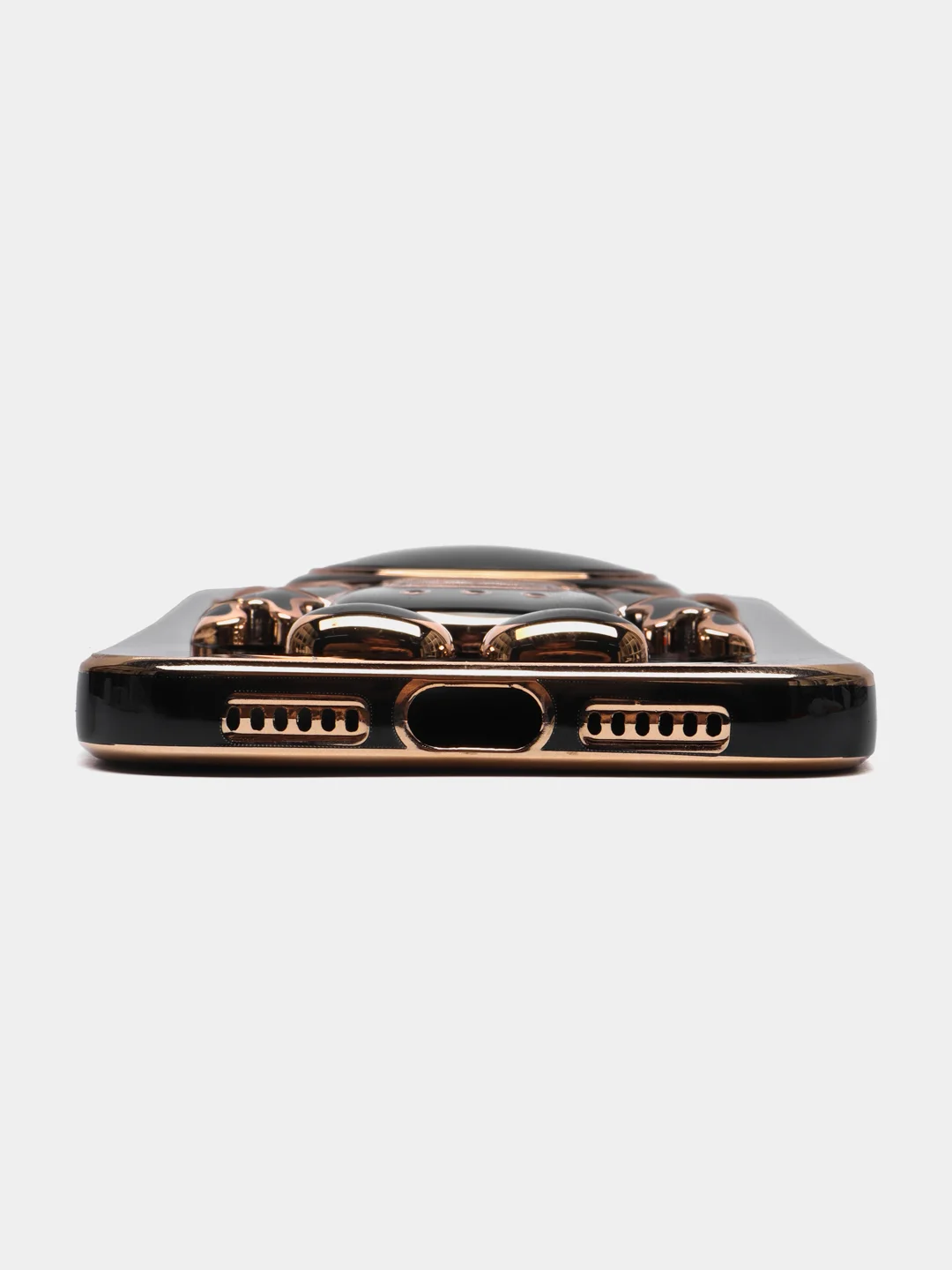 Черный чехол на Айфон с космонавтом, держателем-подставкой, IPhone XR, 11, 12, 13, 14 Pro Max