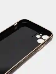 Черный чехол на Айфон с космонавтом, держателем-подставкой, IPhone XR, 11, 12, 13, 14 Pro Max