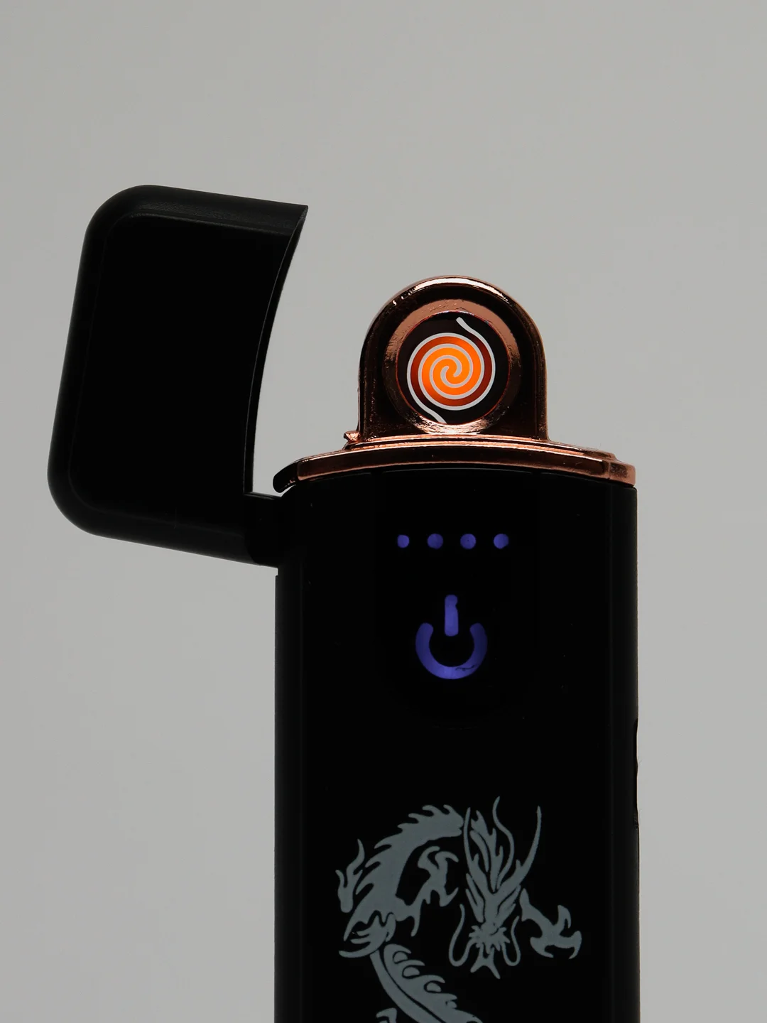 Угольный зажигалка электронная, USB зажигалка, плазменная спираль, зажигалка электронная