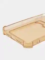 Желтый силиконовый неоновый чехол Iphone 12pro max, с визитницей