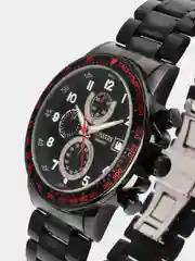 Черный мужские наручные часы Ochstin 6112A с хронографом в подарочной упаковке