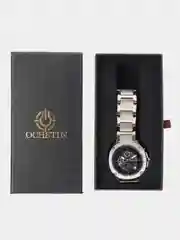 Серебряный мужские наручные часы Ochstin 6039C с хронографом в подарочной упаковке