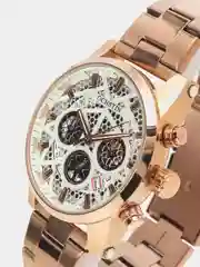 Золотой мужские наручные часы Ochstin 7241 с хронографом в подарочной упаковке
