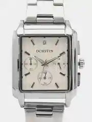 Серебряный мужские наручные часы Ochstin 7240 с хронографом в подарочной упаковке