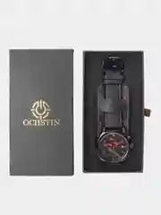 Оранжевый мужские наручные часы Ochstin 7227 с хронографом в подарочной упаковке