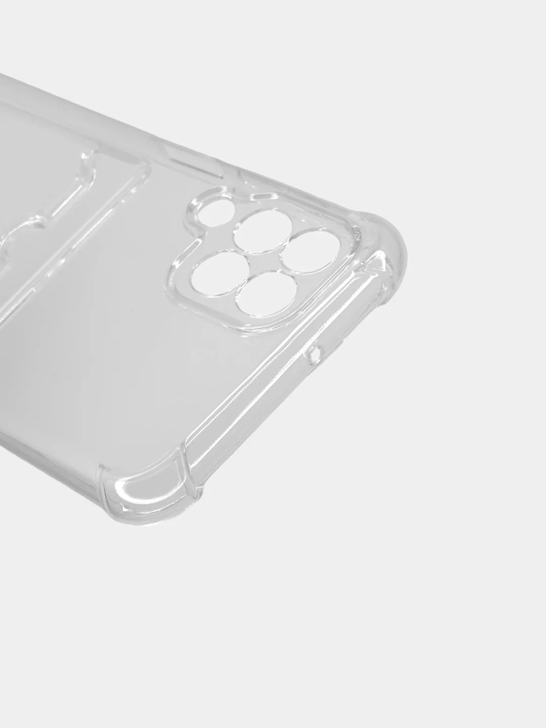 Чехол для Samsung Galaxy M33, Самсунг Галакси М33 прозрачный, с карманом для карты