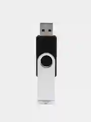 Тёмно-серый флешка USB, флеш-накопитель объемом 64 Гб