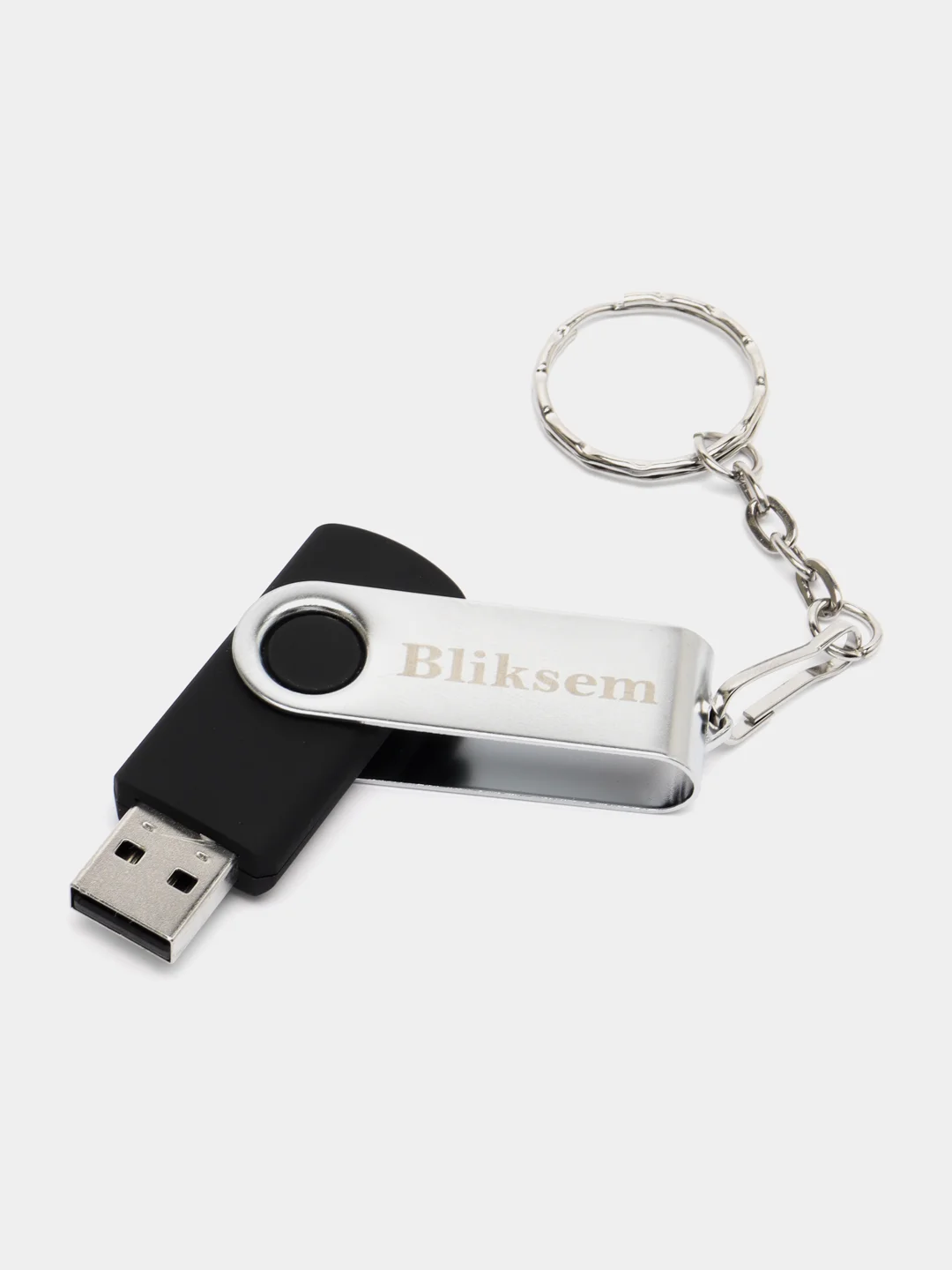 Тёмно-серый флешка USB, флеш-накопитель объемом 64 Гб