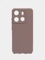 Сиреневый чехол для Tecno Spark GO 2023 / Tecno Pop 7 / Tecno Pop 7 Pro прозрачный силиконовый