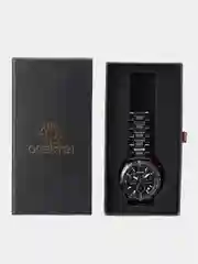 Черный мужские наручные часы Ochstin 6123B с хронографом в подарочной упаковке