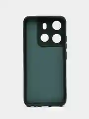 Тёмно-зелёный чехол для Tecno Spark GO 2023 / Tecno Pop 7 / Tecno Pop 7 Pro прозрачный силиконовый