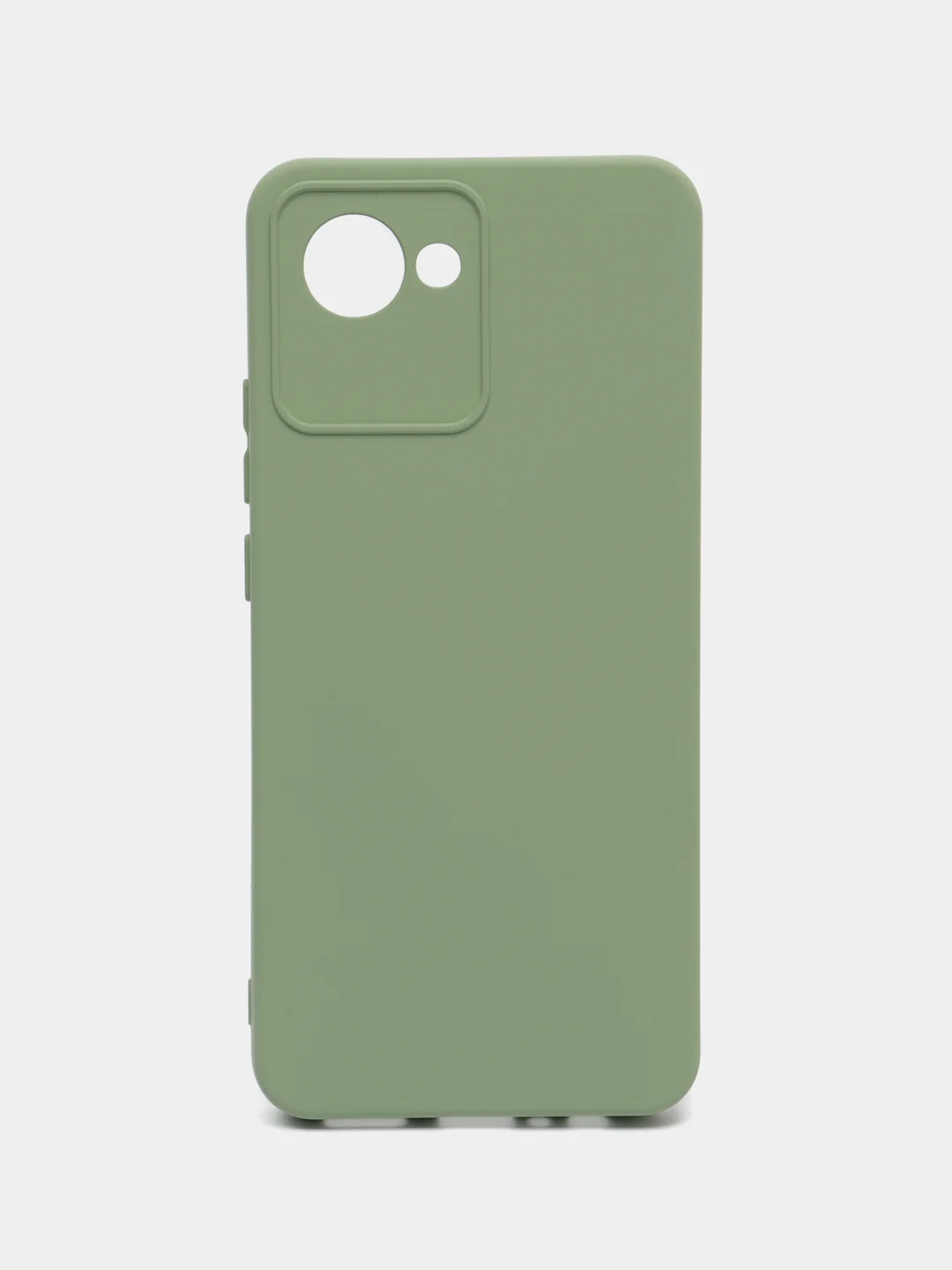 Мятный силиконовый чехол для Realme C30, C30S, 50i PRIME (Реалми С30 С30С 50 ай Прайм) прозрачный