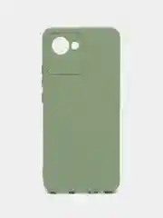 Мятный силиконовый чехол для Realme C30, C30S, 50i PRIME (Реалми С30 С30С 50 ай Прайм) прозрачный