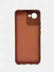Коричневый силиконовый чехол для Realme C30, C30S, 50i PRIME (Реалми С30 С30С 50 ай Прайм) прозрачный