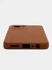Коричневый силиконовый чехол для Realme C30, C30S, 50i PRIME (Реалми С30 С30С 50 ай Прайм) прозрачный