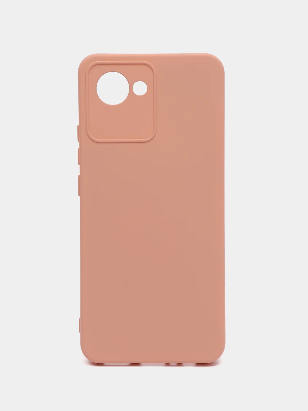 Пастельно-коралловый силиконовый чехол для Realme C30, C30S, 50i PRIME (Реалми С30 С30С 50 ай Прайм) прозрачный