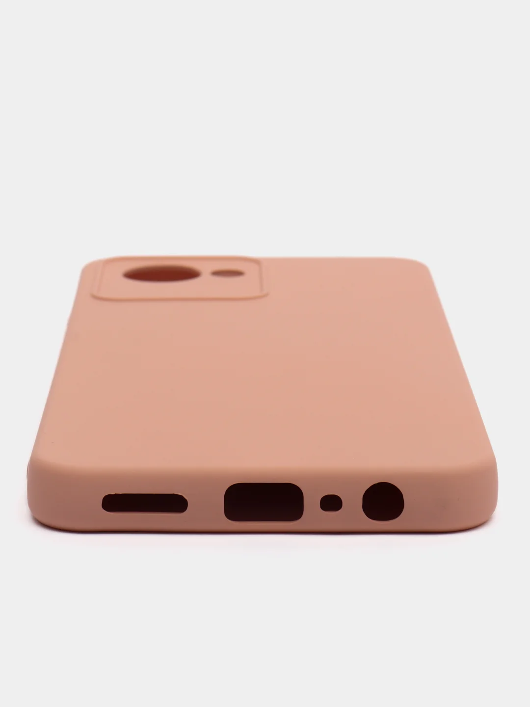 Пастельно-коралловый силиконовый чехол для Realme C30, C30S, 50i PRIME (Реалми С30 С30С 50 ай Прайм) прозрачный