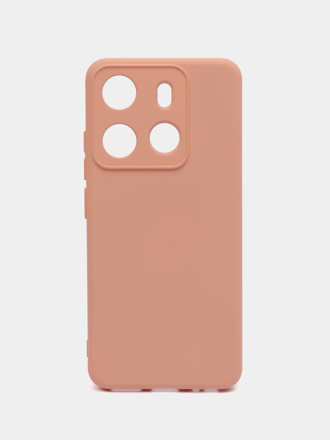 Пастельно-коралловый чехол для Tecno Spark GO 2023 / Tecno Pop 7 / Tecno Pop 7 Pro прозрачный силиконовый