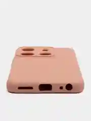 Пастельно-коралловый чехол для Tecno Spark GO 2023 / Tecno Pop 7 / Tecno Pop 7 Pro прозрачный силиконовый