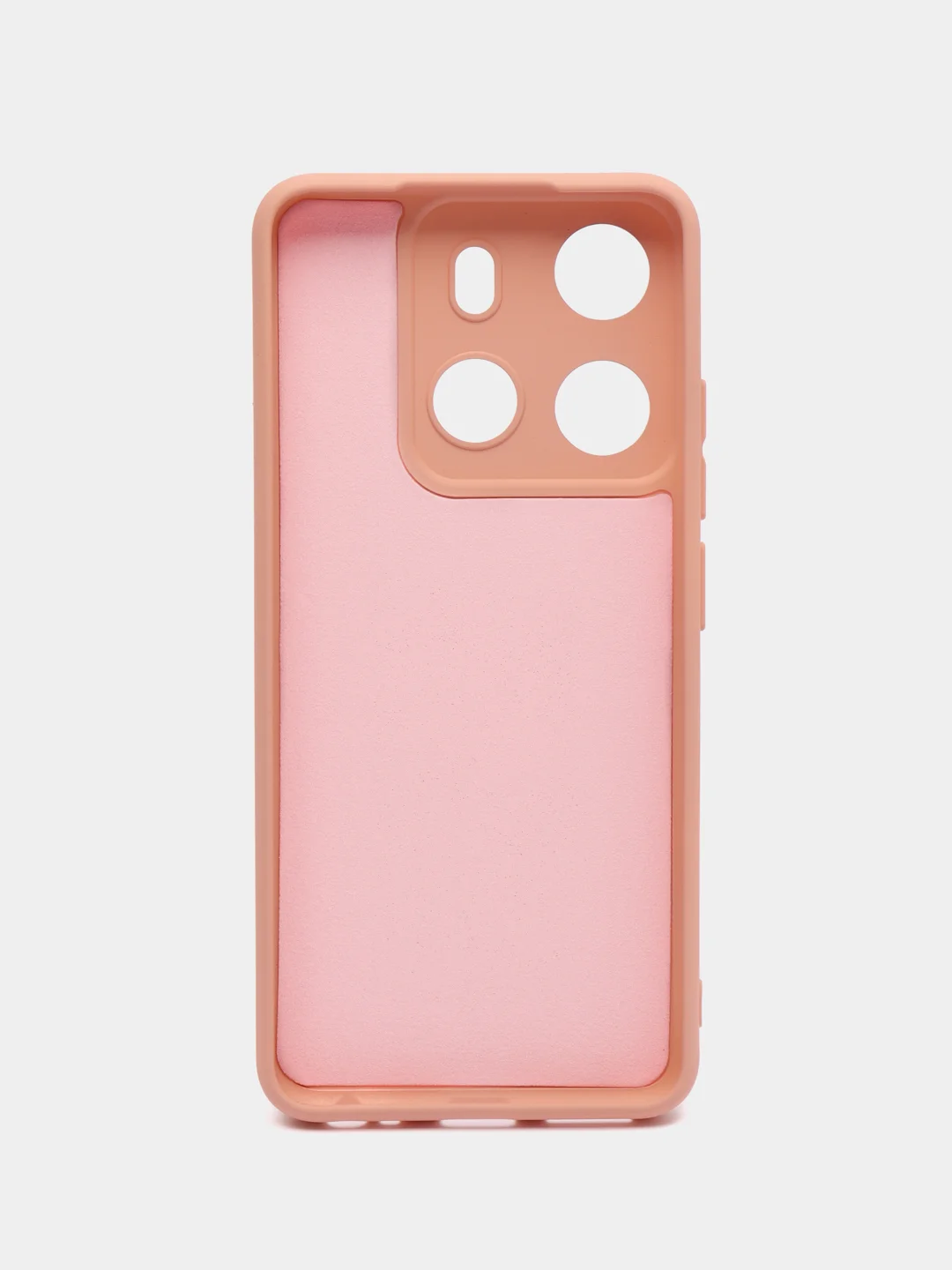 Пастельно-коралловый чехол для Tecno Spark GO 2023 / Tecno Pop 7 / Tecno Pop 7 Pro прозрачный силиконовый