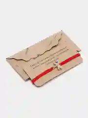 Бордовый браслет от сглаза