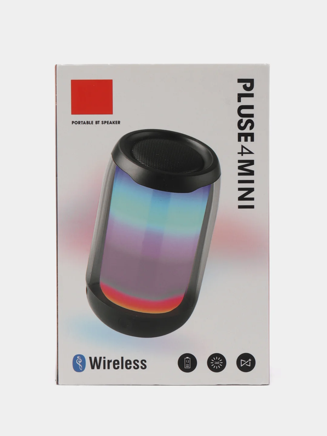 Красный портативная колонка PLUSE4MINI