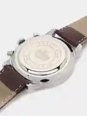Синий мужские наручные часы Dedima D-159, с кожаным ремешком и хронографом