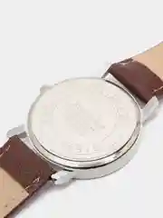 Серебряный мужские наручные часы Kingnuos K-015, в подарочной упаковке