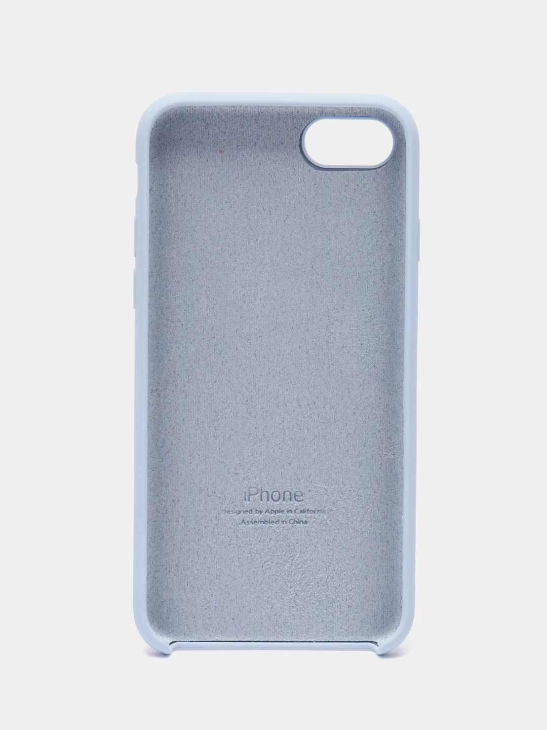 Светло-синий чехол Silicone Case для iPhone 7/8