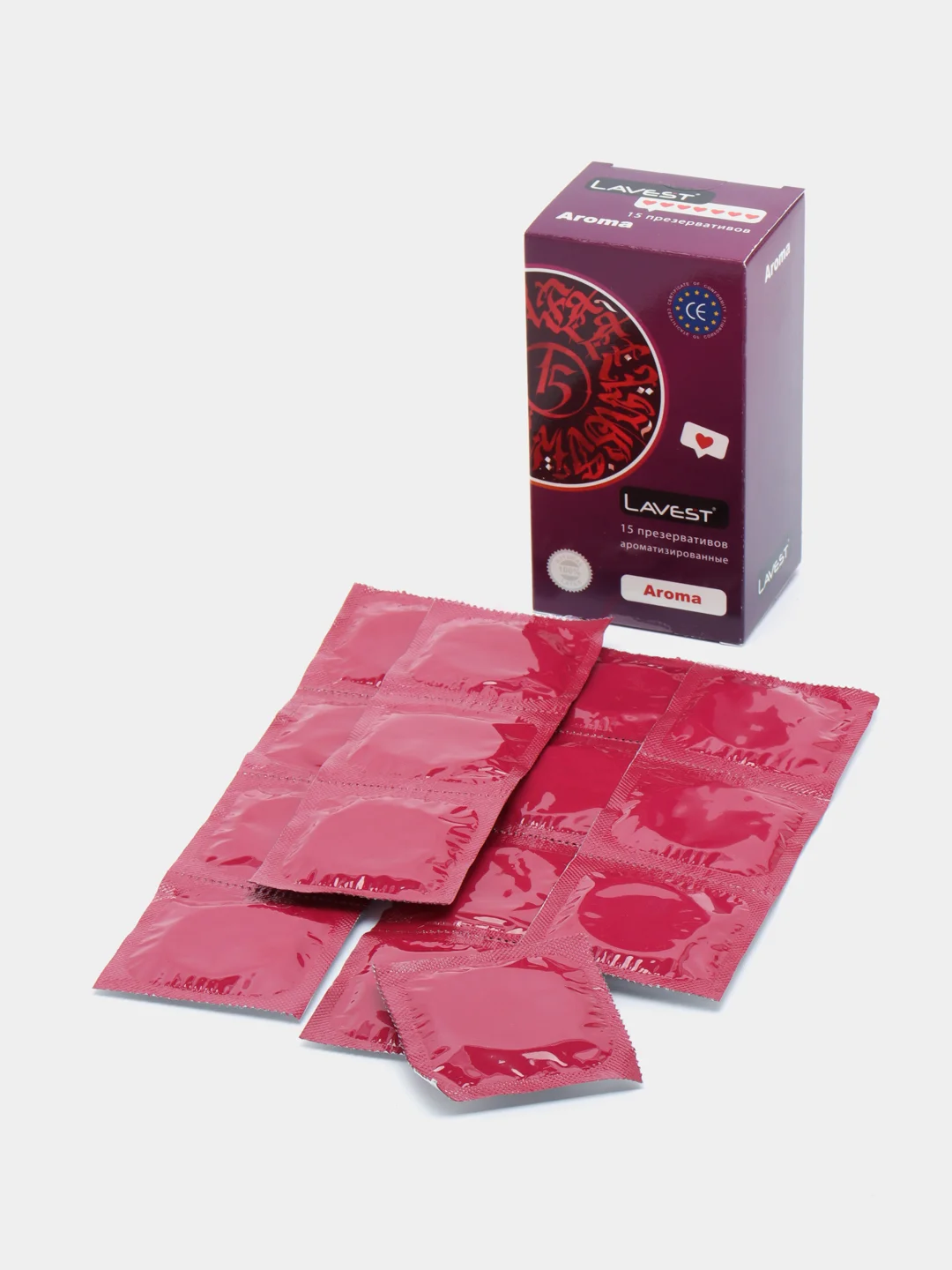 Lavest Aroma, ароматизированные презервативы, 60 шт