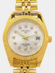 Прозрачный наручные часы Dedima D-188, женские, с календарём, в подарочной упаковке
