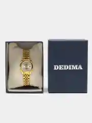 Прозрачный наручные часы Dedima D-188, женские, с календарём, в подарочной упаковке