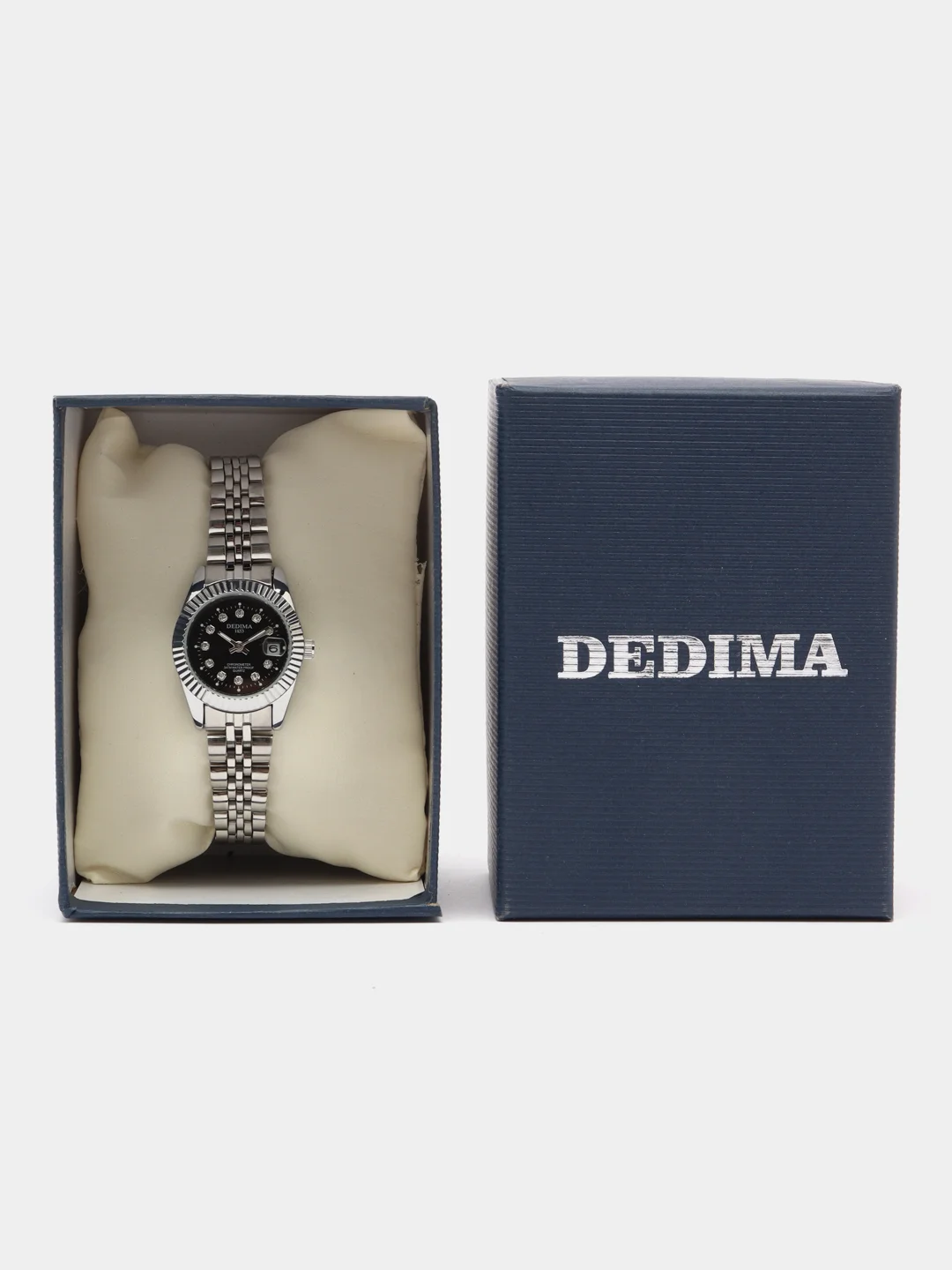 Хром наручные часы Dedima D-188, женские, с календарём, в подарочной упаковке