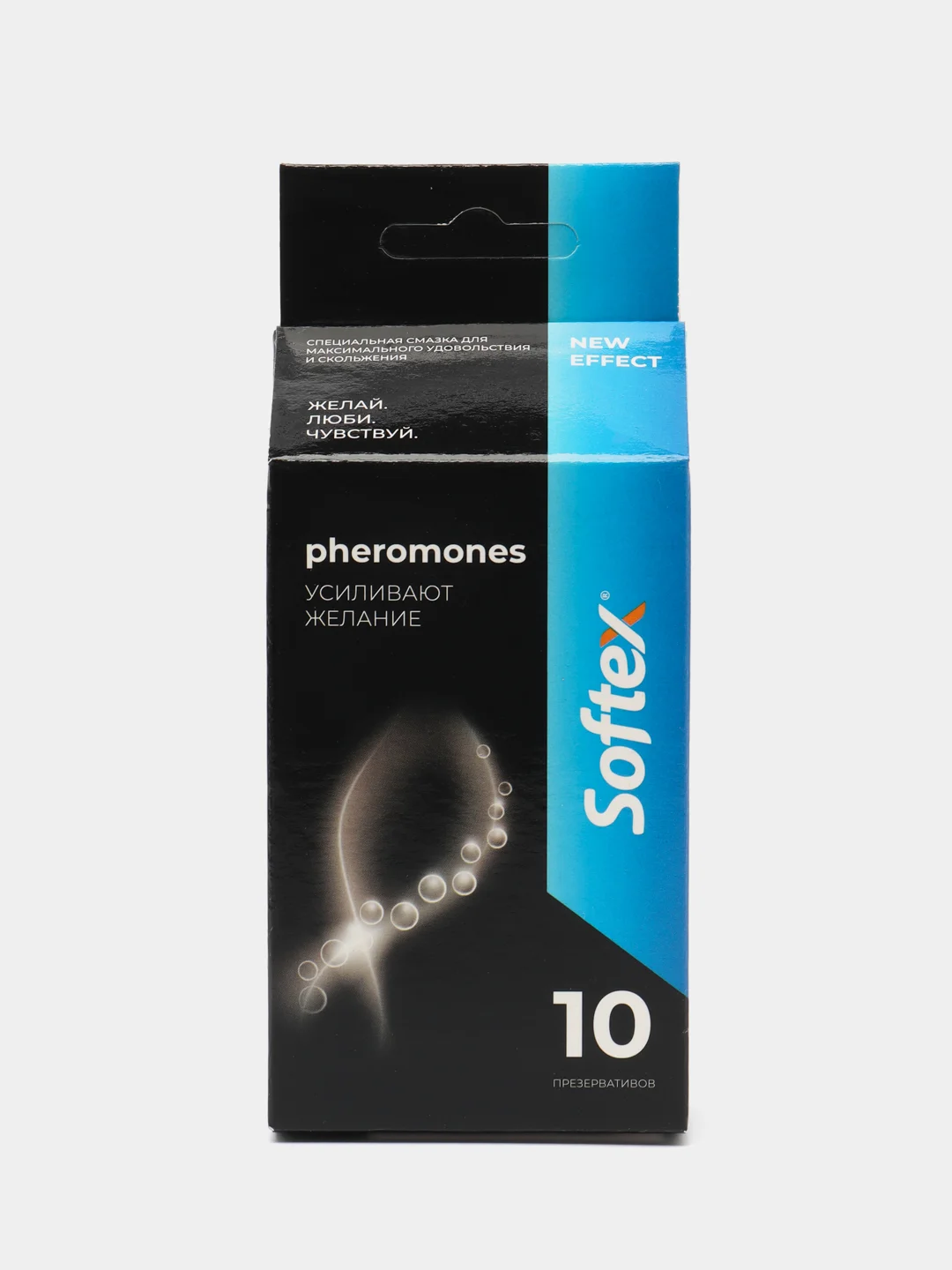 Softex Pheromones, презервативы со смазкой, усиливающей желание, и фруктовым ароматом, 80 шт