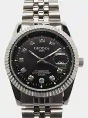 Хром мужские наручные часы Dedima D-188 с календарём, в подарочной упаковке