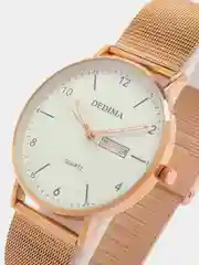 Карамельный мужские наручные часы Dedima D-183 с календарём в подарочной упаковке