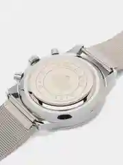 Серебряный мужские наручные часы Dedima D-159 в подарочной упаковке