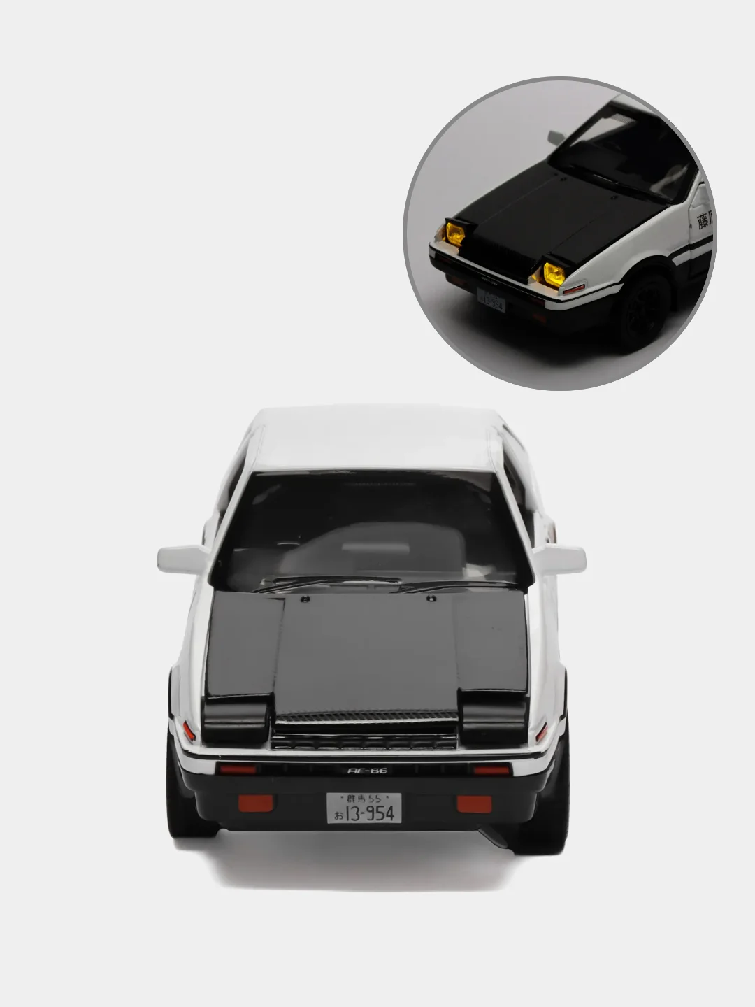 Черный металлическая машина 1:32 Toyota Sprinter Trueno AE86 DC32127