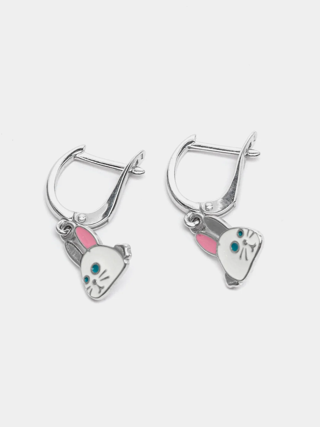 Конфетный серьги серебряные, детские